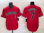 Arizona Diamondbacks #7 Corbin Carroll Puhics Red 2024 Cool Base Stitched Baseball Jersey
