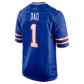 B.Bills Number #1 Dad Royal Game Stitched Football Jerseys