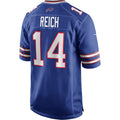 B.Bills #14 Frank Reich Royal Game Retired Player Stitched Football Jerseys