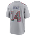 B.Bills #14 Stefon Diggs Atmosphere Fashion Game Stitched Football Jerseys- Gray