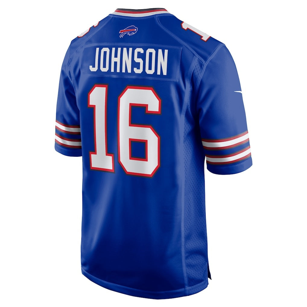 B.Bills #16 Xavier Johnson Royal Game Stitched Football Jerseys