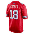B.Bills #18 Amari Cooper Red Alternate Game Stitched Football Jerseys