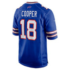 B.Bills #18 Amari Cooper Royal Game Stitched Football Jerseys