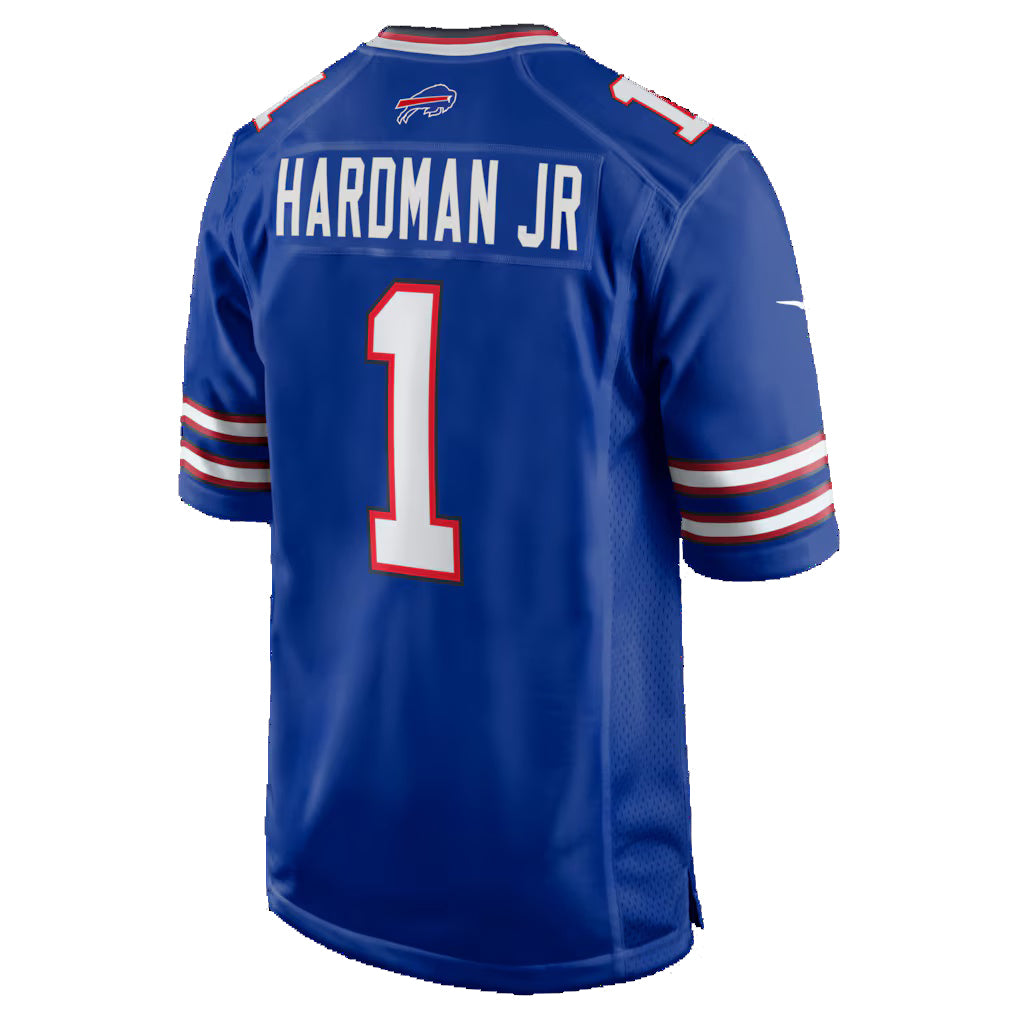 B.Bills #1 Mecole Hardman Royal Team Game Stitched Football Jerseys