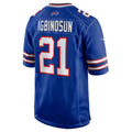 B.Bills #21 Davison Igbinosun Royal Team Game Stitched Football Jerseys