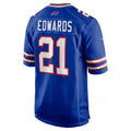 B.Bills #21 Mike Edwards Royal Game Stitched Football Jerseys