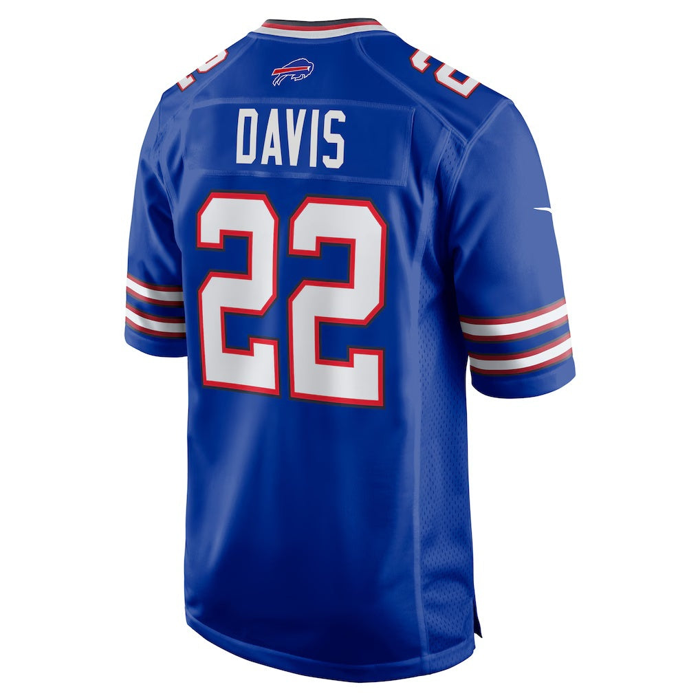 B.Bills #22 Ray Davis Royal Game Stitched Football Jerseys