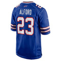 B.Bills #23 Dee Alford Royal Team Game Stitched Football Jerseys