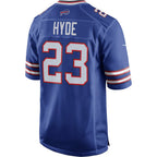 B.Bills #23 Micah Hyde Royal Game Player Stitched Football Jerseys