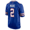 B.Bills #2 D.J. Moore Royal Game Stitched Football Jerseys