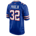 B.Bills #32 Toriano Pride Jr. Royal Team Game Stitched Football Jerseys