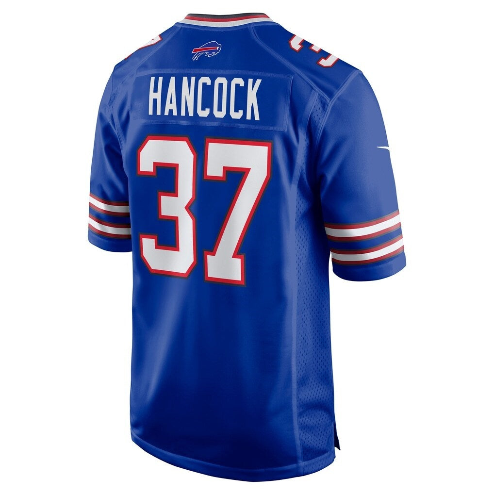 B.Bills #37 Jordan Hancock Royal Team Game Stitched Football Jerseys