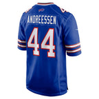 B.Bills #44 Joe Andreessen Royal Game Stitched Football Jerseys
