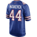 B.Bills #44 Tyler Matakevich Royal Game Player Stitched Football Jerseys