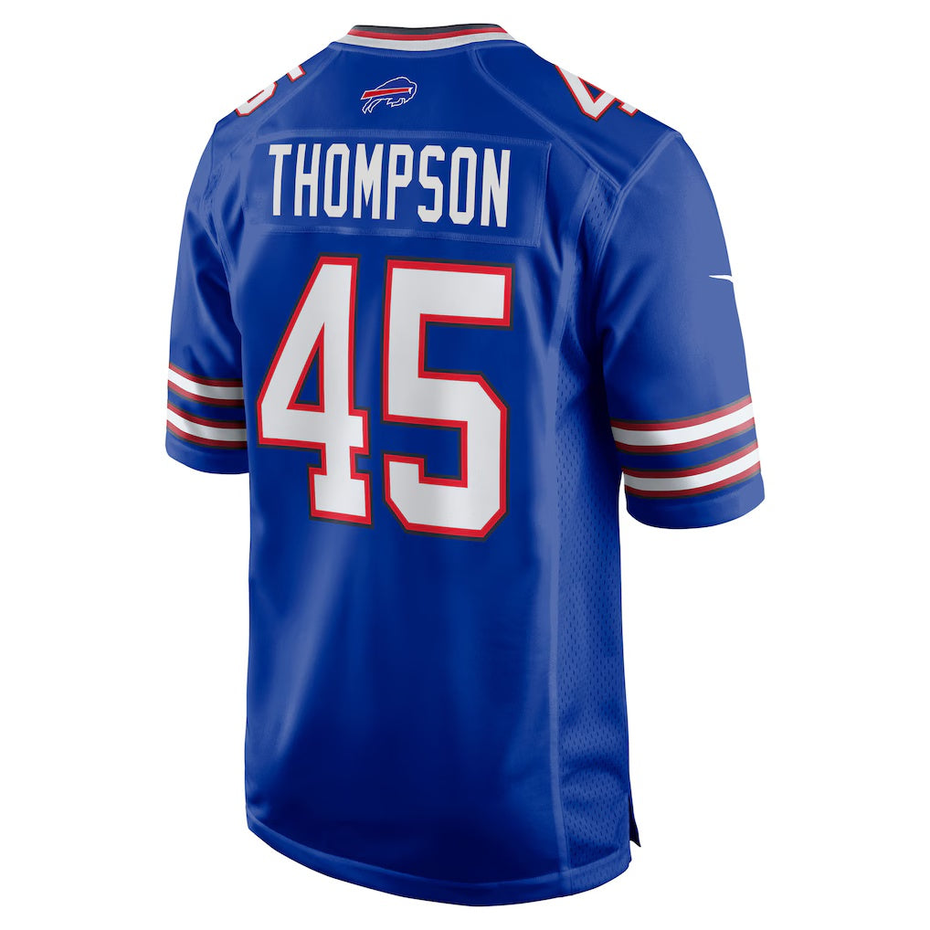 B.Bills #45 Shaq Thompson Royal Team Game Stitched Football Jerseys