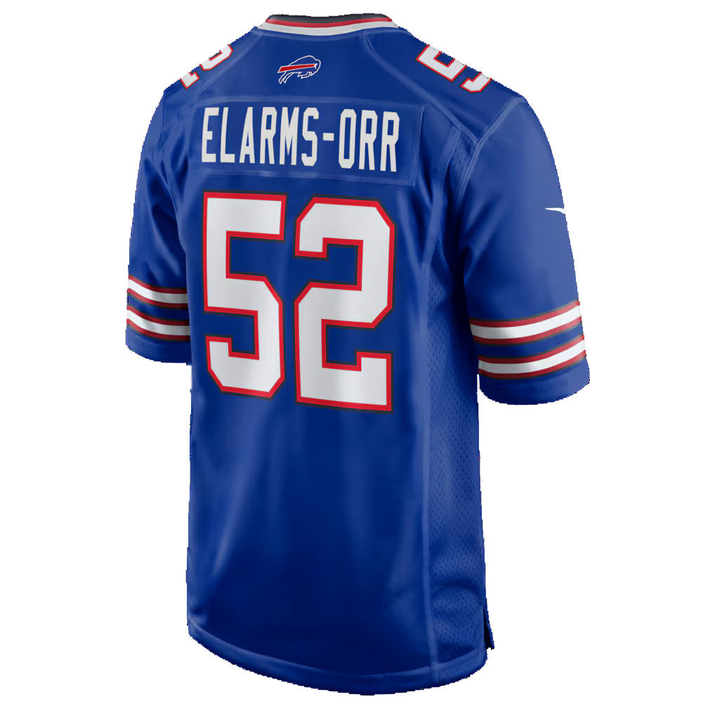 B.Bills #52 Kaleb Elarms-Orr Royal Team Game Stitched Football Jerseys