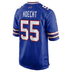 B.Bills #55 Michael Hoecht Royal Team Game Stitched Football Jerseys