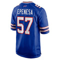 B.Bills #57 A.J. Epenesa Royal Game Player Stitched Football Jerseys