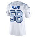 B.Bills #58 Matt Milano White 2025 Rivalries Collection Limited Stitched Football Jerseys