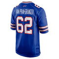 B.Bills #62 Sedrick Van Pran-Granger Royal Game Stitched Football Jerseys