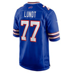 B.Bills #77 Chase Lundt Royal Team Game Stitched Football Jerseys