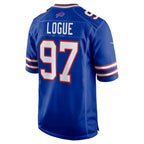 B.Bills #97 Zion Logue Royal Team Game Stitched Football Jerseys
