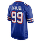 B.Bills #99 Larry Ogunjobi Royal Team Game Stitched Football Jerseys