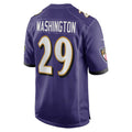 B.Ravens #29 Ar'Darius Washington Purple Player Game Stitched Football Jerseys