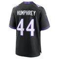 B.Ravens #44 Marlon Humphrey Black Alternate Game Stitched Football Jerseys