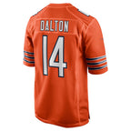 C.Bears #14 Andy Dalton Orange Alternate Game Player Stitched Football Jerseys