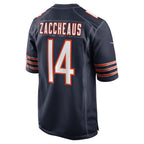 C.Bears #14 Olamide Zaccheaus Navy Team Game Stitched Football Jerseys