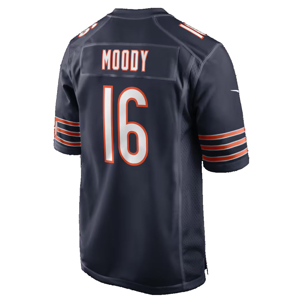 C.Bears #16 Jake Moody Navy Team Game Stitched Football Jerseys