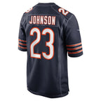 C.Bears #23 Roschon Johnson Navy Team Game Stitched Football Jerseys