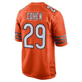 C.Bears #29 Tarik Cohen Orange Alternate Game Stitched Football Jerseys