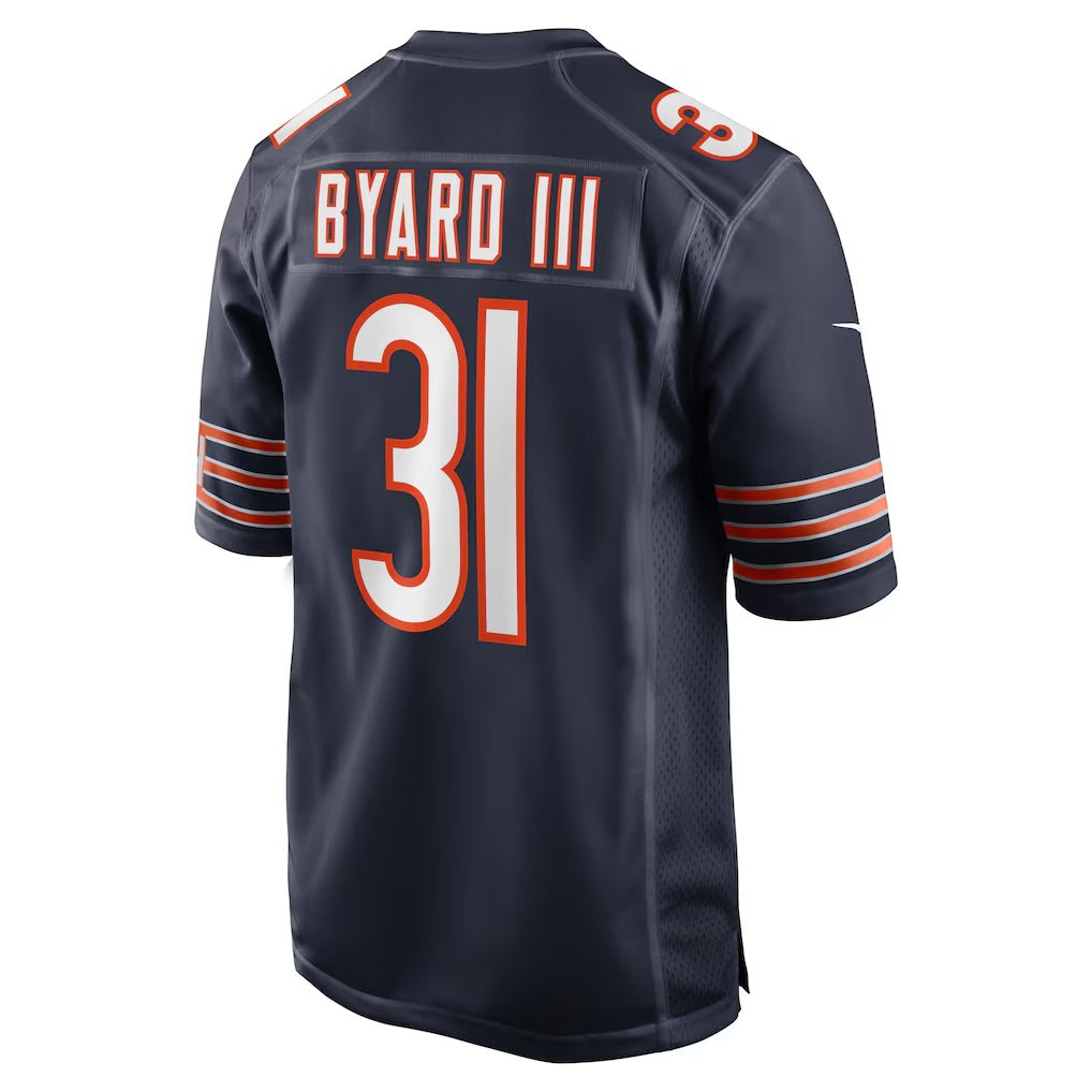 C.Bears #31 Kevin Byard III Navy Game Stitched Football Jerseys