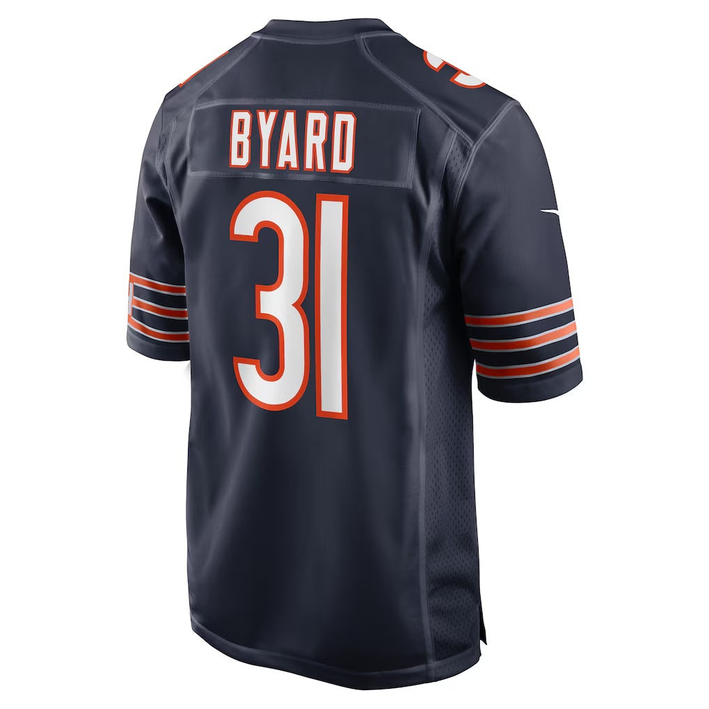 C.Bears #31 Kevin Byard Navy Team Game Stitched Football Jerseys