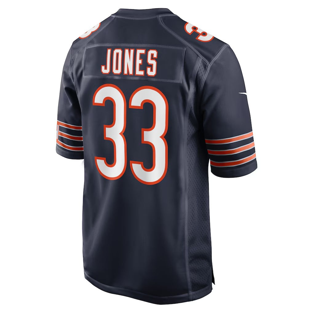 C.Bears #33 Jaylon Jones Navy Team Game Stitched Football Jerseys