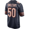C.Bears #50 Mike Singletary Navy Game Retired Player Stitched Football Jerseys