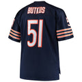 C.Bears #51 Dick Butkus Mitchell & Ness Navy Big & Tall Retired Player Replica Stitched Football Jerseys