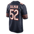 C.Bears #52 Drew Dalman Navy Team Game Stitched Football Jerseys