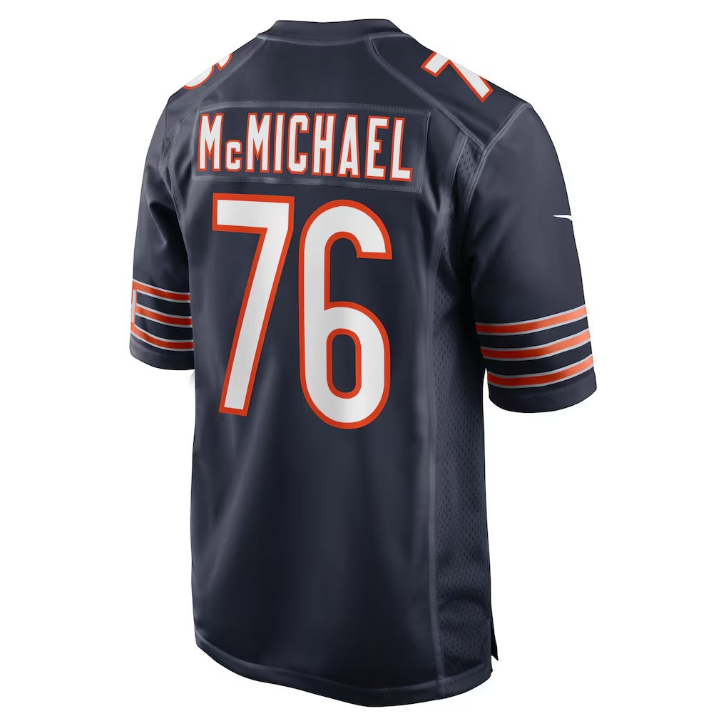 C.Bears #76 Steve McMichael Navy Retired Player Game Stitched Football Jerseys