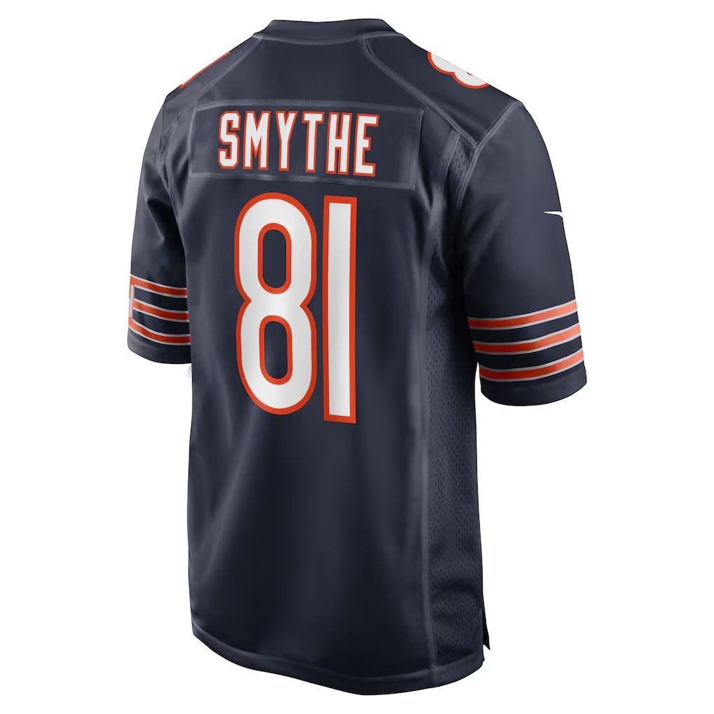 C.Bears #81 Durham Smythe Navy Team Game Stitched Football Jerseys