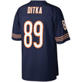 C.Bears #89 Mike Ditka Mitchell & Ness Navy Retired Player Legacy Replica Stitched Football Jerseys