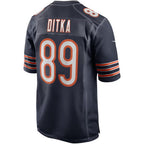 C.Bears #89 Mike Ditka Navy Game Retired Player Stitched Football Jerseys
