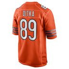 C.Bears #89 Mike Ditka Orange Retired Player Alternate Game Stitched Football Jerseys