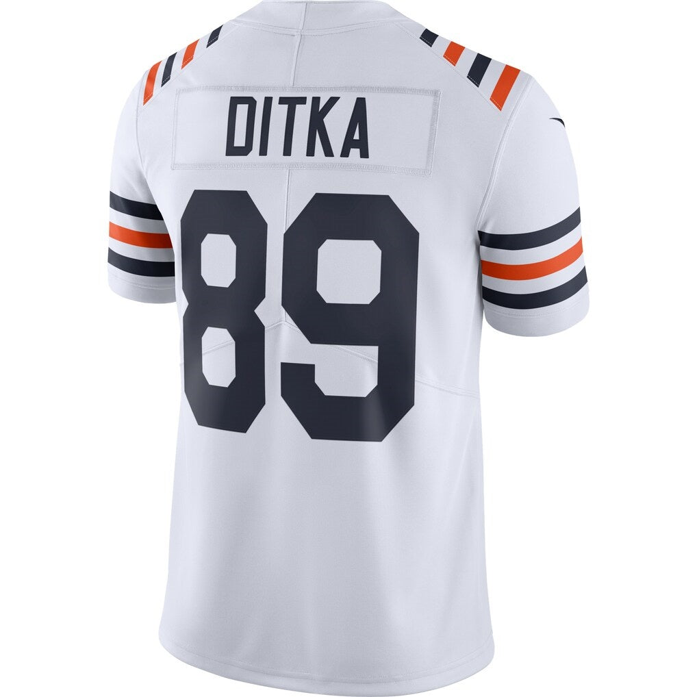 C.Bears #89 Mike Ditka White 100th Season Retired Limited Stitched Football Jerseys