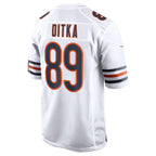 C.Bears #89 Mike Ditka White Game Retired Player Stitched Football Jerseys