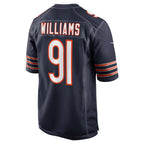 C.Bears #91 Chris Williams Navy Game Stitched Football Jerseys