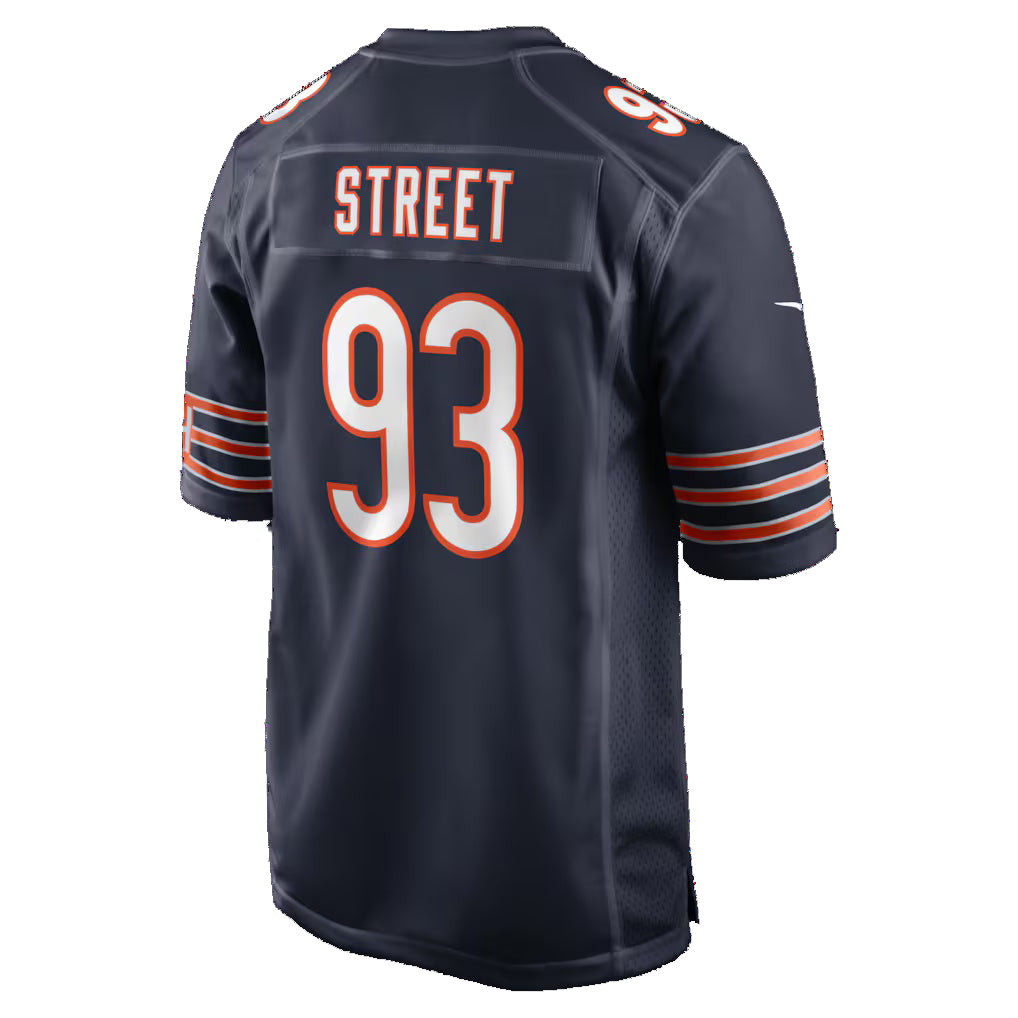 C.Bears #93 Kentavius Street Navy Team Game Stitched Football Jerseys