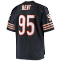 C.Bears #95 Richard Dent Mitchell & Ness Navy Big & Tall Retired Player Replica Stitched Football Jerseys